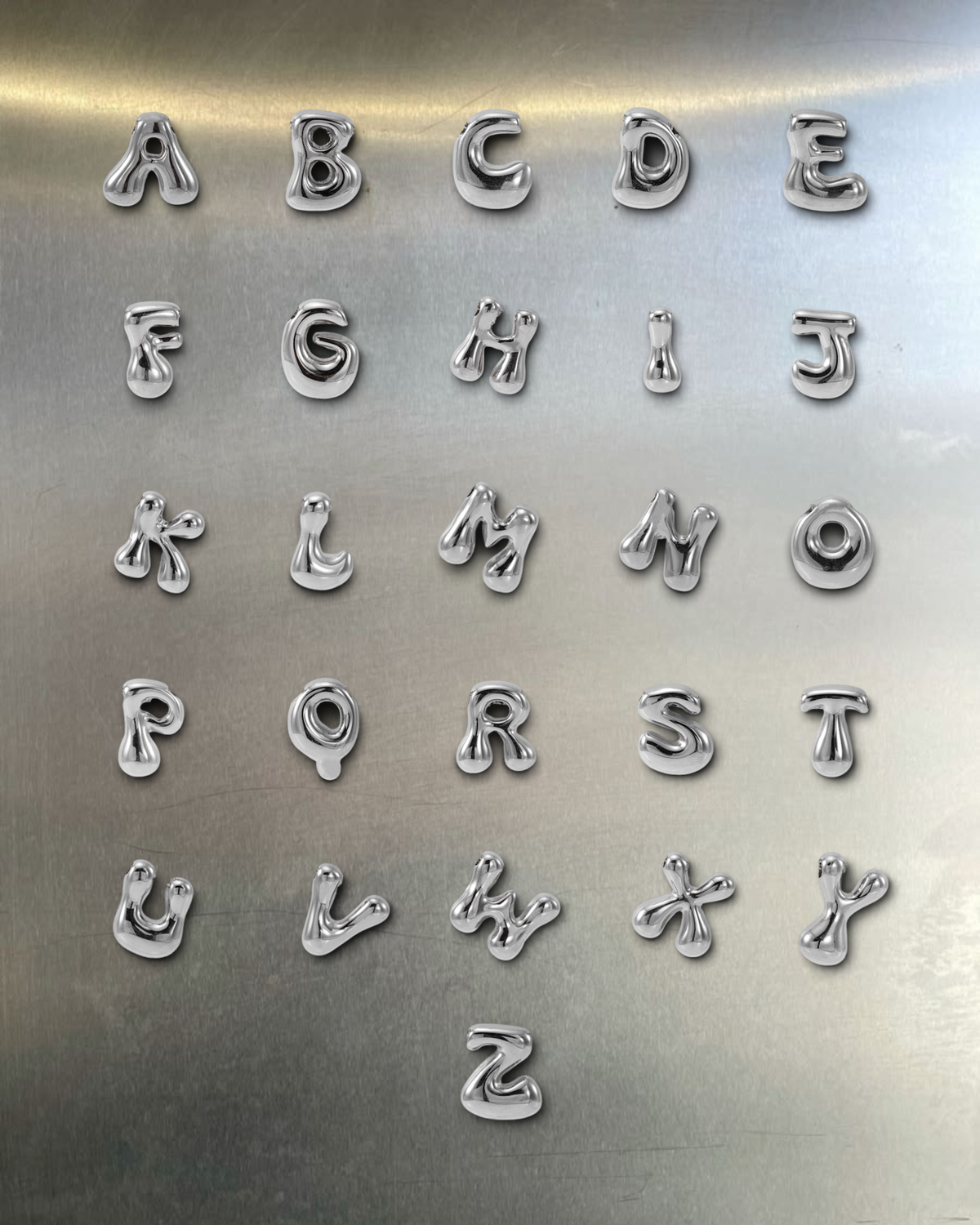 Bubble Letter Necklace
