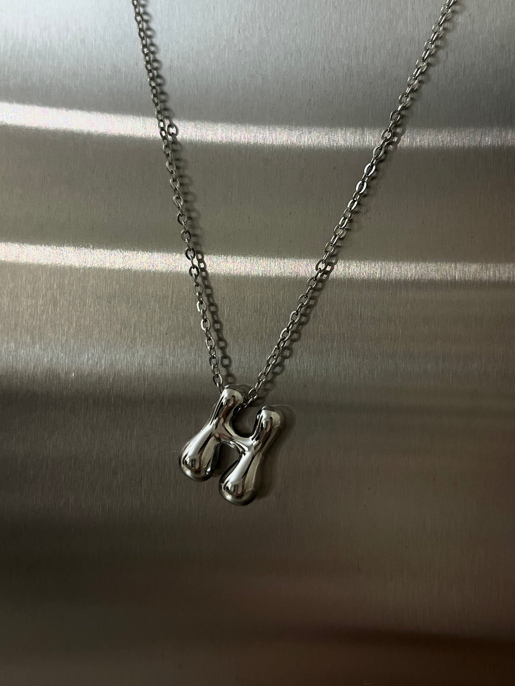 Bubble Letter Necklace