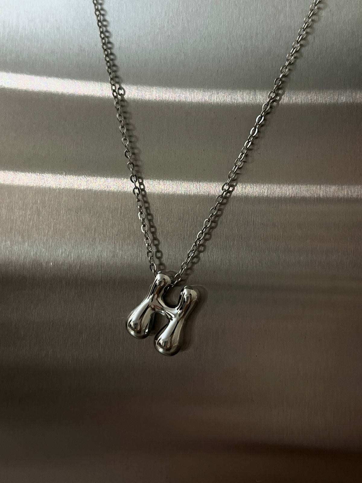 Bubble Letter Necklace